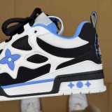 Authentic LV Skate Sneaker Blue/Black/White