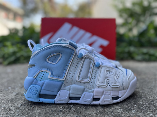 Authentic Nike Air More Uptempo White/Blue