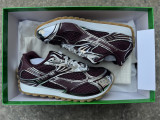 Authentic Bottega Veneta Orbit Sneaker Wine Red