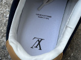 Authentic LV Trainer Sneaker Blue
