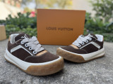 Authentic LV Trainer Sneaker Brown