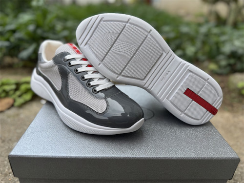 Authentic Prada Cal Zature Uomo Grey