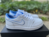Authentic Air Jordan 1 Low White/Bue
