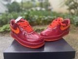 Authentic Nike Air Force 1 Patent Pack Red