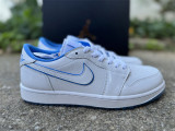 Authentic Air Jordan 1 Low White/Bue