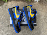 Authentic Nike × Central Cee Air Force 1 Low SP Black/Yellow/Blue