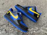 Authentic Nike × Central Cee Air Force 1 Low SP Black/Yellow/Blue