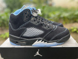 Authentic Air Jordan 5 Retro Black/University Blue
