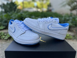 Authentic Air Jordan 1 Low White/Bue