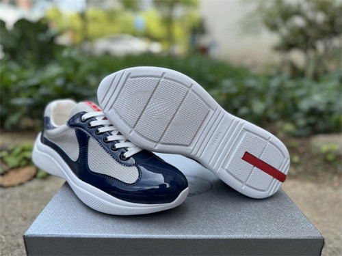 Authentic Prada Cal Zature Uomo Dark Blue