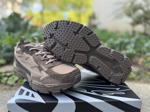 Authentic OFF-WHITE Be Right Back Brown