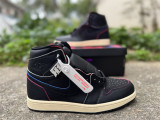 Authentic Air Jordan 1 High OG  Black/Muslin