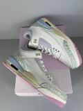 Authentic Air Jordan 3 Retro  Sail and Jade Aura