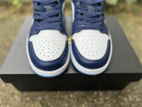 Authentic Air Jordan 1 Blue/White
