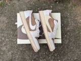 Authentic Travis Scott x Air Jordan 1 Low Brown/Pink