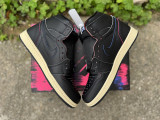 Authentic Air Jordan 1 High OG  Black/Muslin