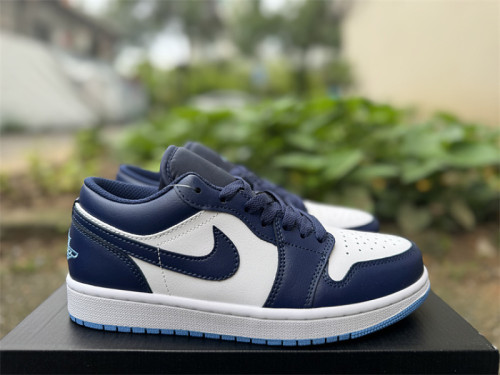 Authentic Air Jordan 1 Blue/White