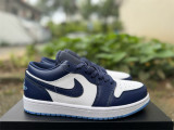 Authentic Air Jordan 1 Blue/White