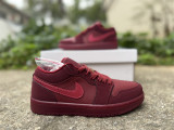 Authentic Air Jordan 1 SE Valentine's Day Red