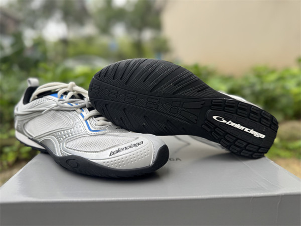 Authentic Balenciaga Radar Sneaker Silver