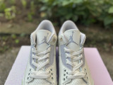 Authentic Air Jordan 3 Retro  Sail and Jade Aura