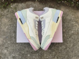 Authentic Air Jordan 3 Retro  Sail and Jade Aura