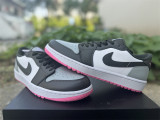 Authentic Air Jordan 1 Low Golf White/Black/Grey