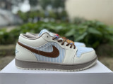 Authentic Air Jordan 1 Low Light British Tan
