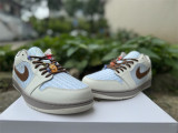 Authentic Air Jordan 1 Low Light British Tan