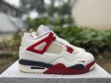 Authentic Nigel Sylvester x Jordan Air Jordan 4 Beige/Red