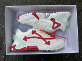 Authentic OFF-WHITE ODSY White/Red