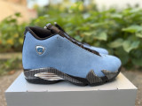 Authentic Air Jordan 14 Howard PE Blue