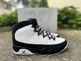 Authentic Air Jordan 9 Retro White Black Red