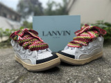 Authentic Lanvin Curb Sneakers White