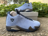 Authentic Air Jordan 14 Howard PE Blue
