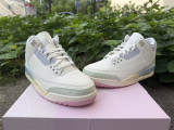 Authentic Air Jordan 3 Retro  Sail and Jade Aura