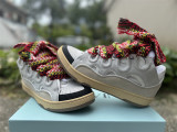 Authentic Lanvin Curb Sneakers White