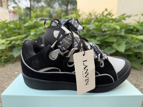 Authentic Lanvin Curb Sneakers Black