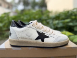 Authentic Golden Goose Ball Star White/Brown/Black