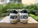 Authentic Golden Goose Ball Star White/Brown/Black