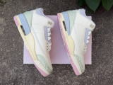 Authentic Air Jordan 3 Retro  Sail and Jade Aura