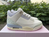 Authentic Air Jordan 3 Retro  Sail and Jade Aura