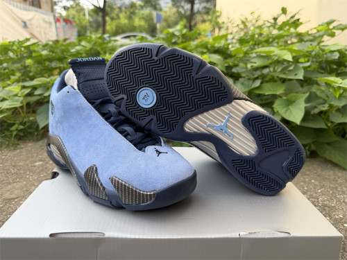 Authentic Air Jordan 14 Howard PE Blue