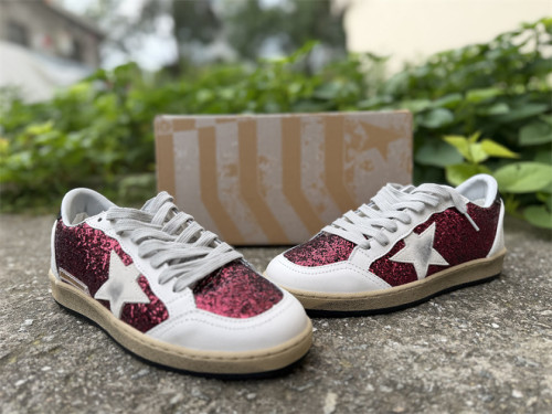 Authentic Golden Goose Ball Star Red