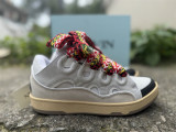 Authentic Lanvin Curb Sneakers White