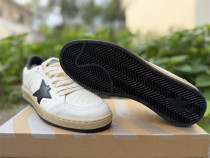 Authentic Golden Goose Ball Star White/Brown/Black