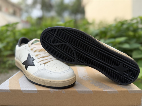 Authentic Golden Goose Ball Star White/Brown/Black