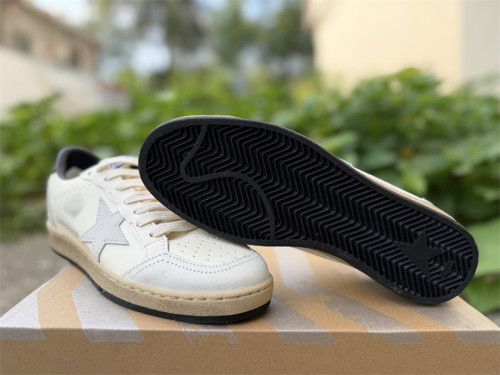 Authentic Golden Goose Ball Star White/Grey