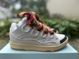 Authentic Lanvin Curb Sneakers White