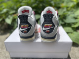 Authentic Air Jordan 4 “Comic” White/Black